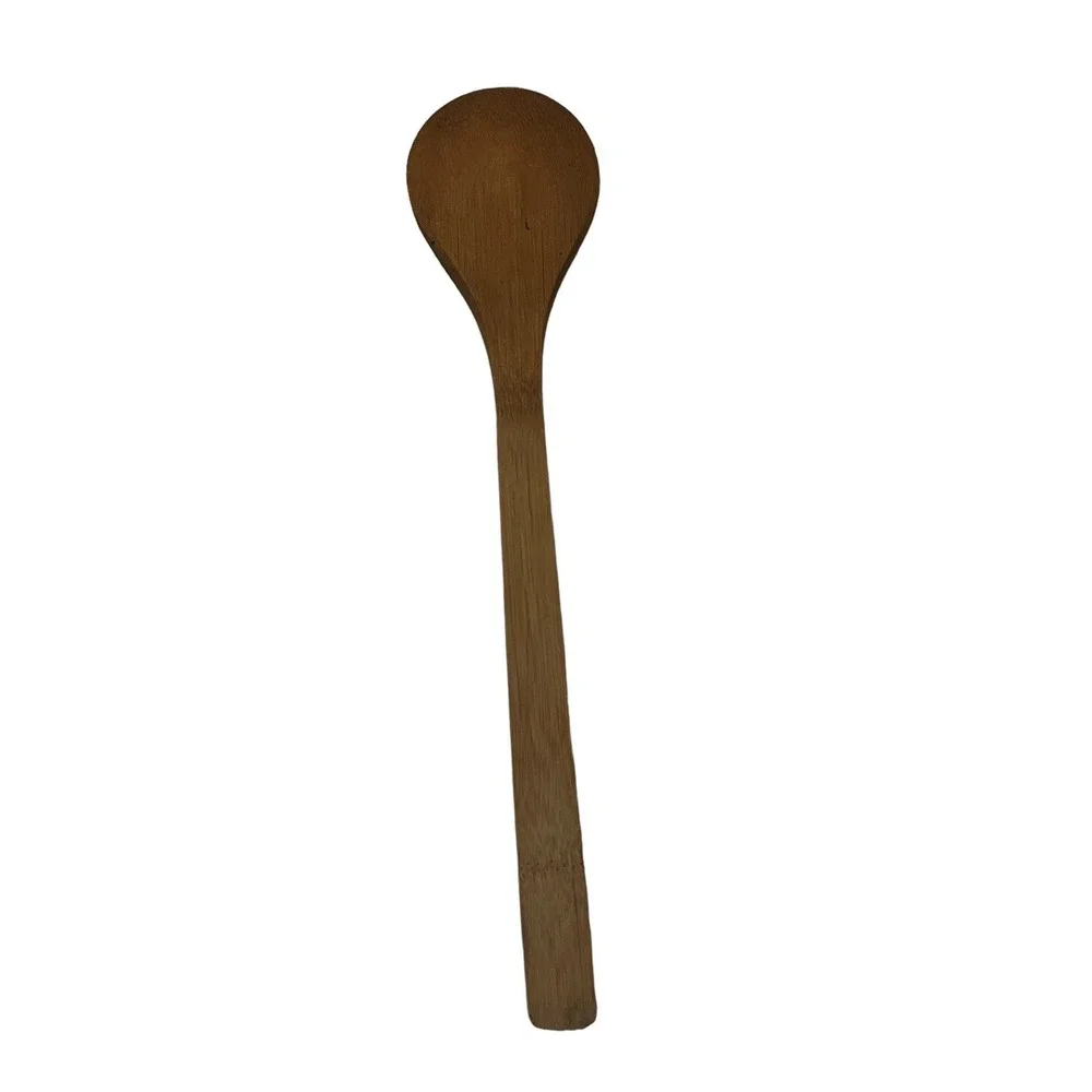 The Pampered Chef Wooden Spoon 10 Inch Bamboo Brown